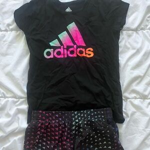 Adidas youth girls set